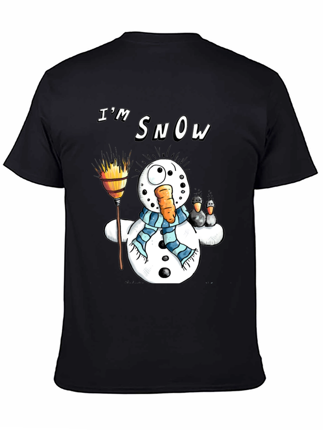 Funny Im Snow Snowman Graphic Tee