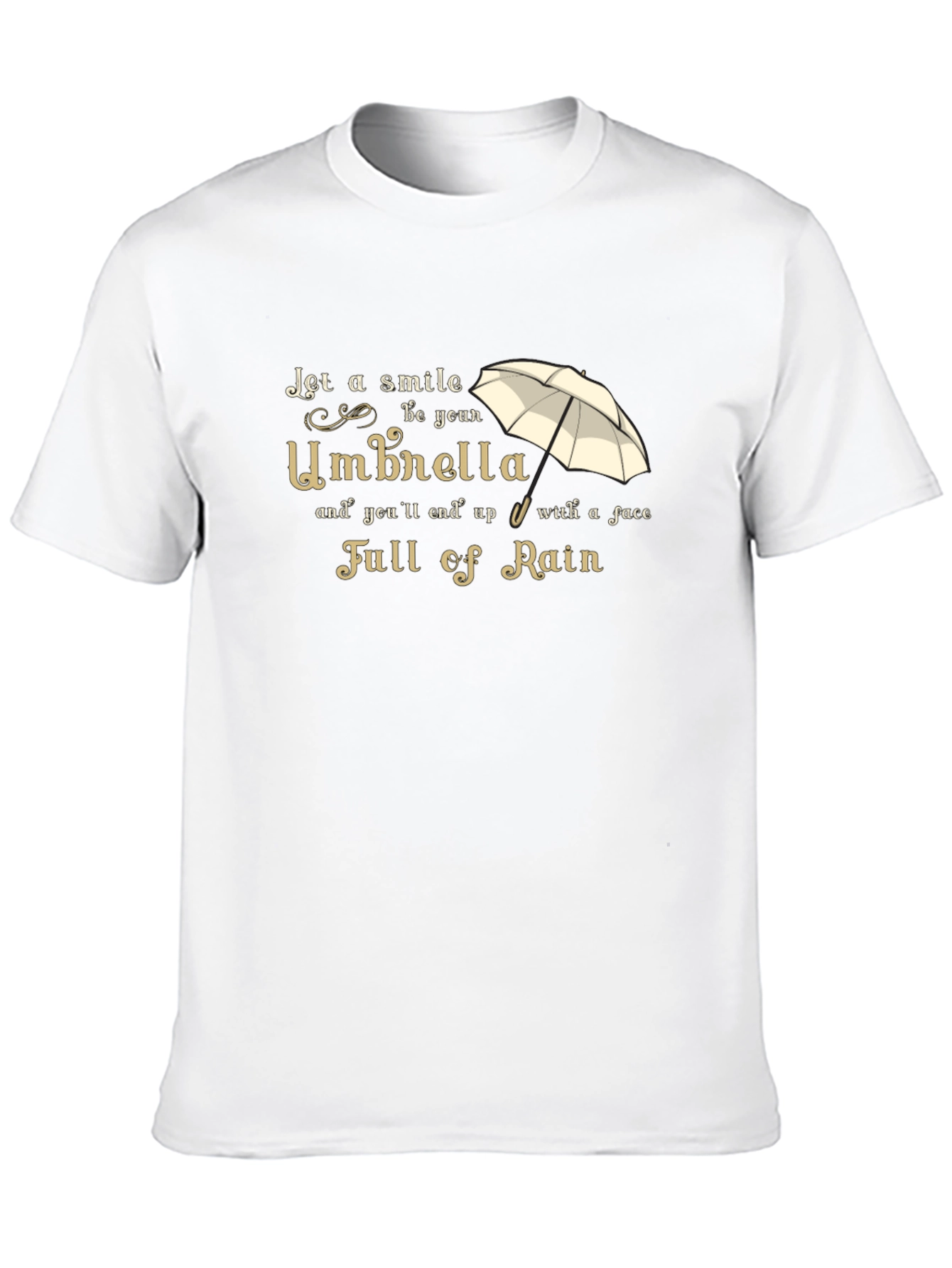 Smile Umbrella T-Shirt - Full of Rain