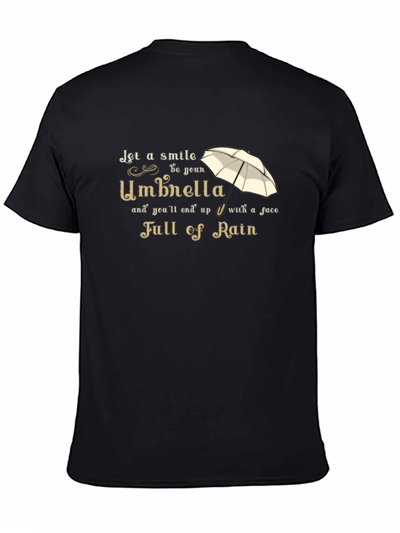 Smile Umbrella T-Shirt - Full of Rain