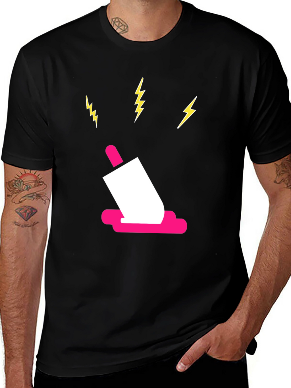 Cool Popsicle T-Shirt - Black