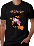 Halloween Witch T-Shirt - Spooky Season Apparel