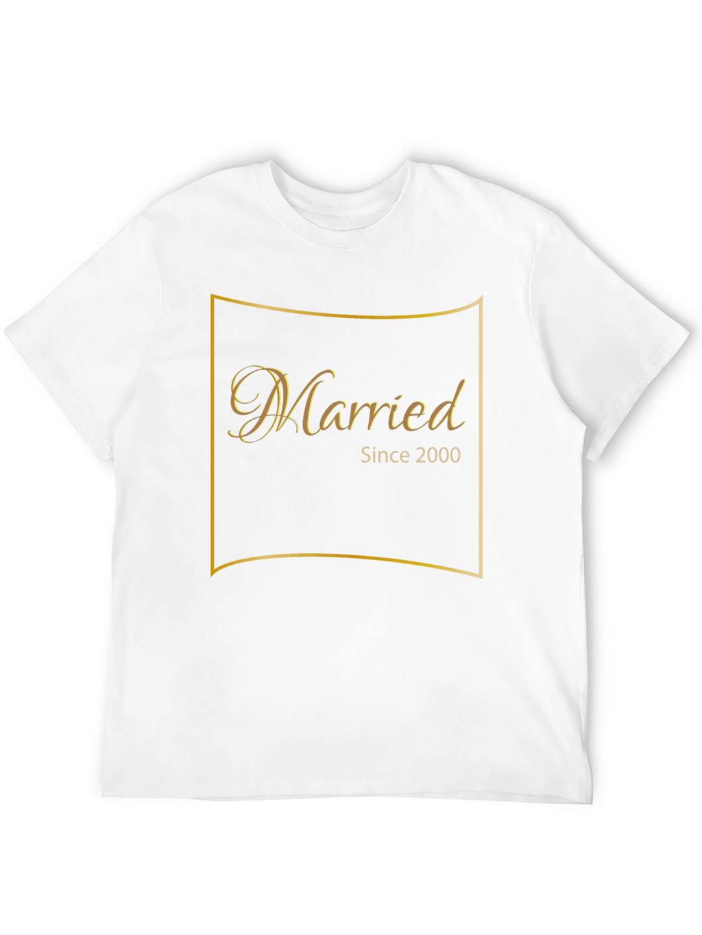 Married Since 2000 Black T-Shirt