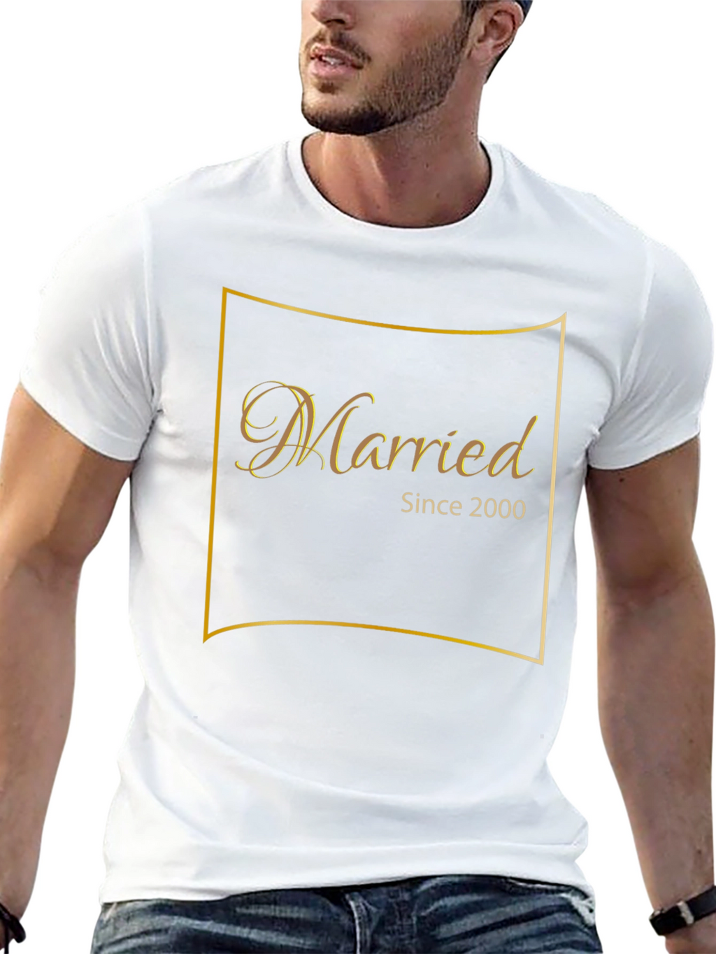 Married Since 2000 Black T-Shirt