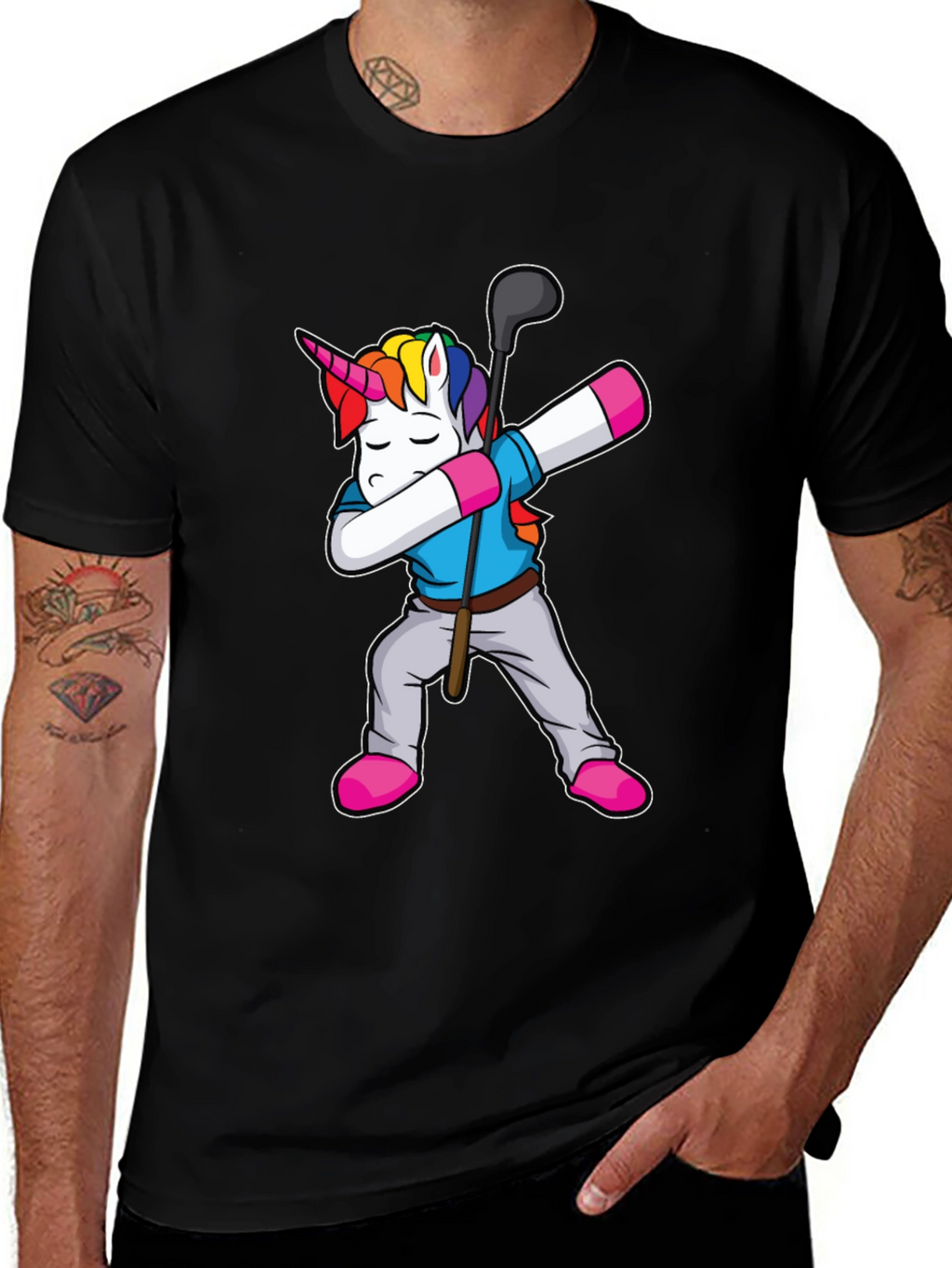 Unicorn Golf Dab T-Shirt