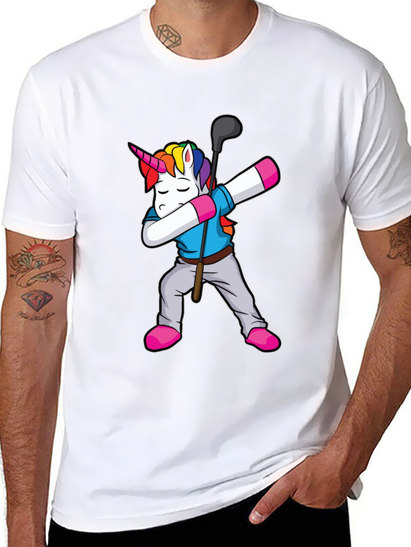 Unicorn Golf Dab T-Shirt
