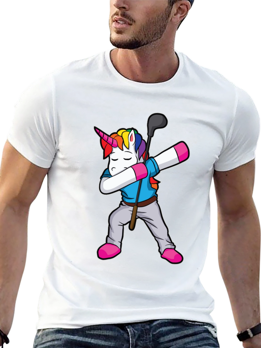 Unicorn Golf Dab T-Shirt