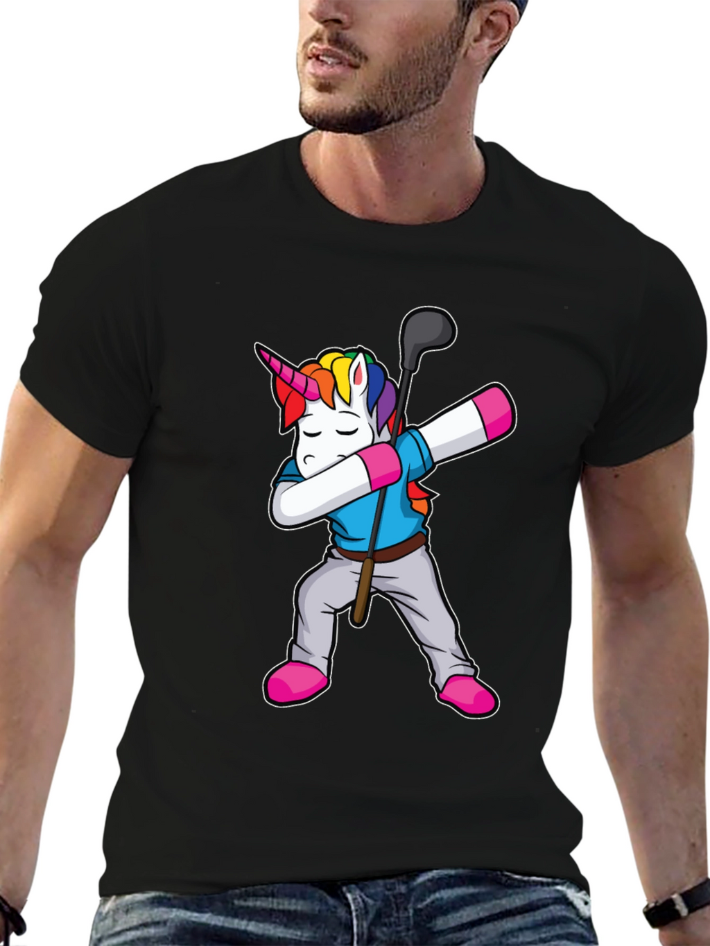 Unicorn Golf Dab T-Shirt