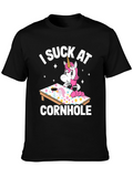 Funny Unicorn Cornhole T-Shirt