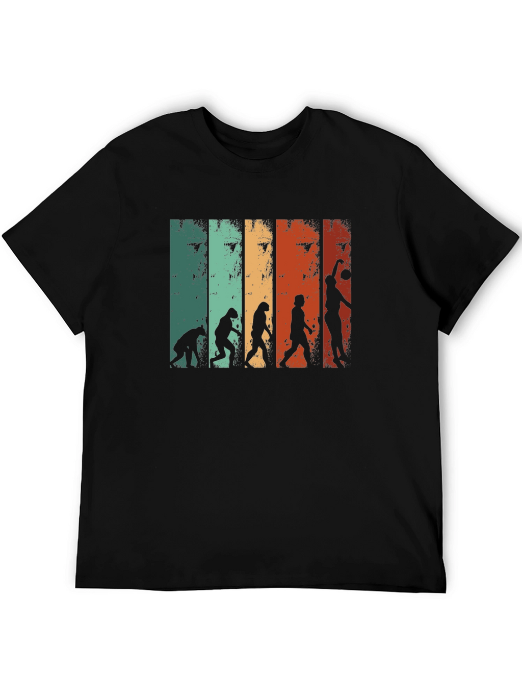 Basketball Evolution Mens T-Shirt