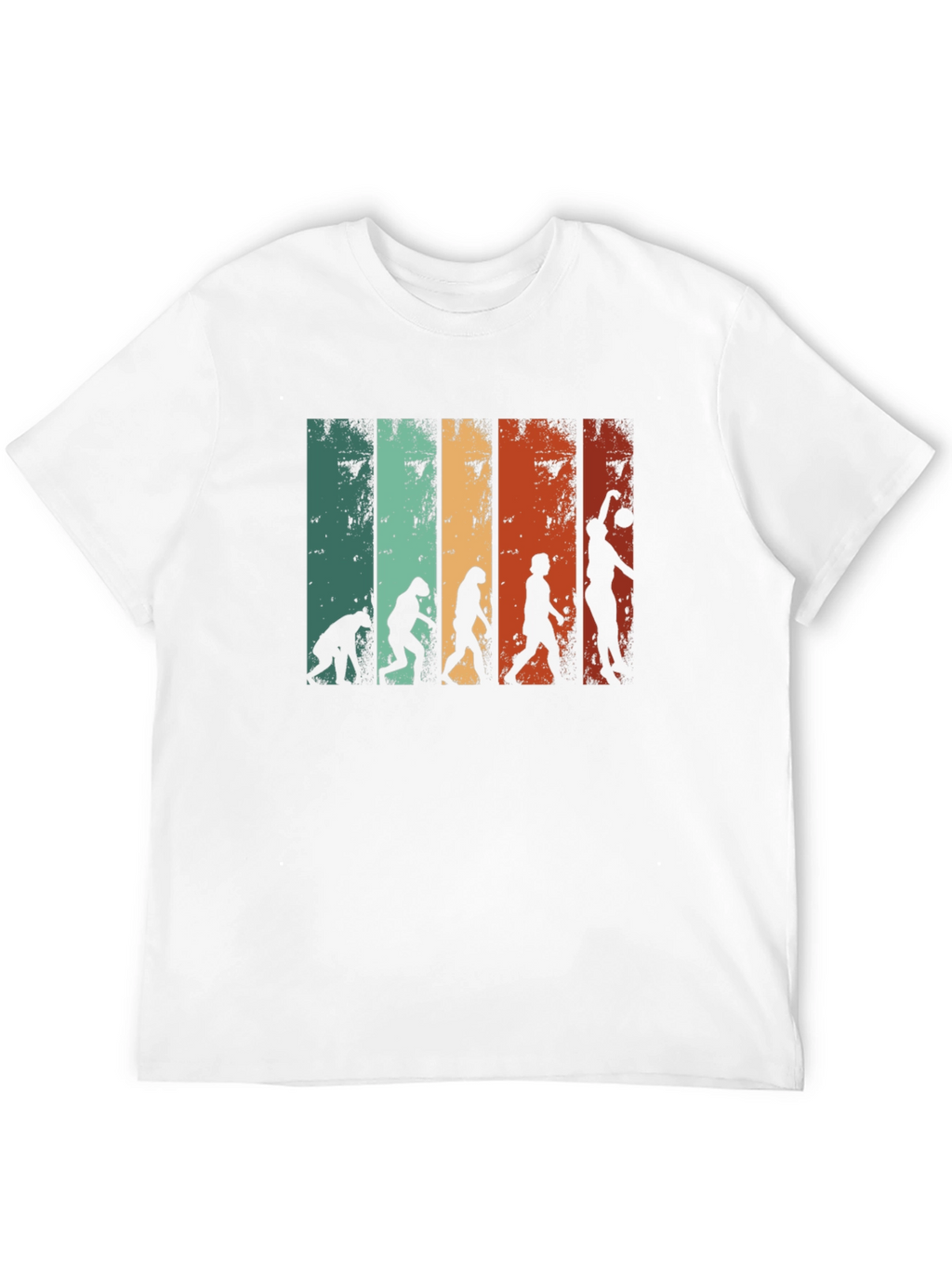 Basketball Evolution Mens T-Shirt