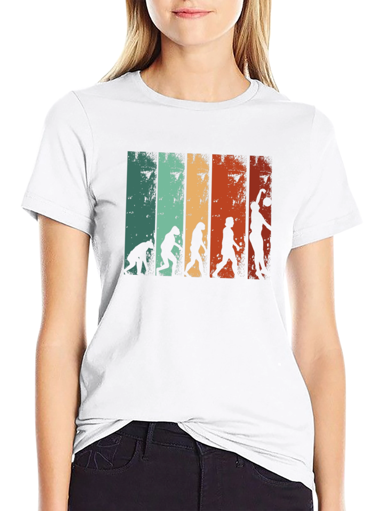 Basketball Evolution Mens T-Shirt