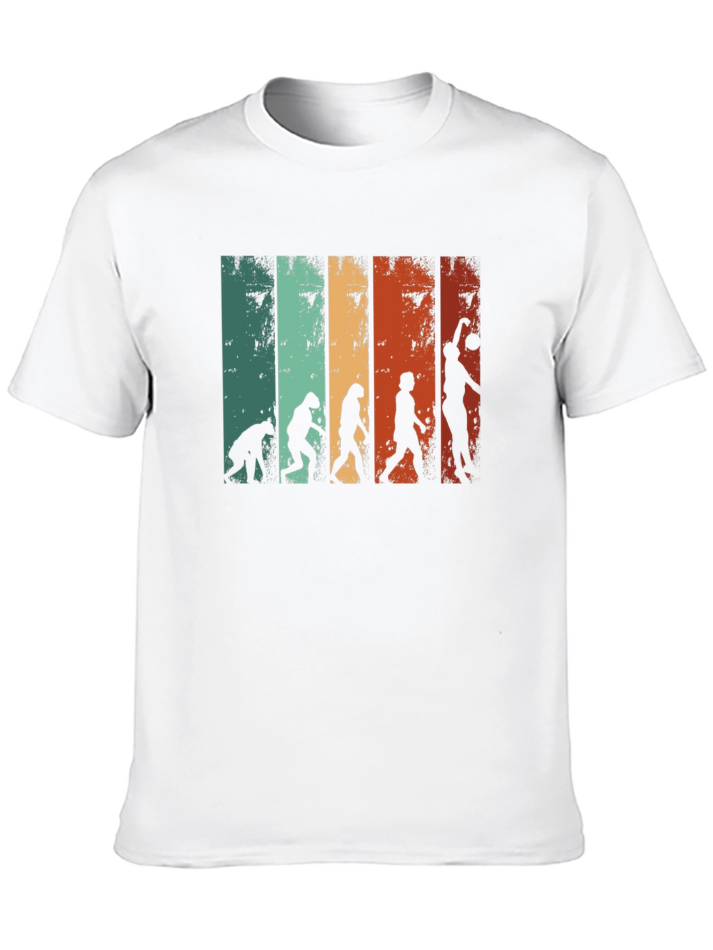 Basketball Evolution Mens T-Shirt