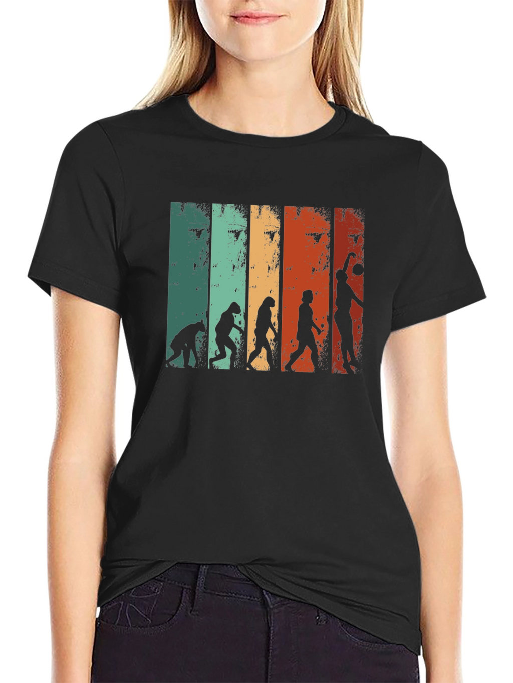 Basketball Evolution Mens T-Shirt