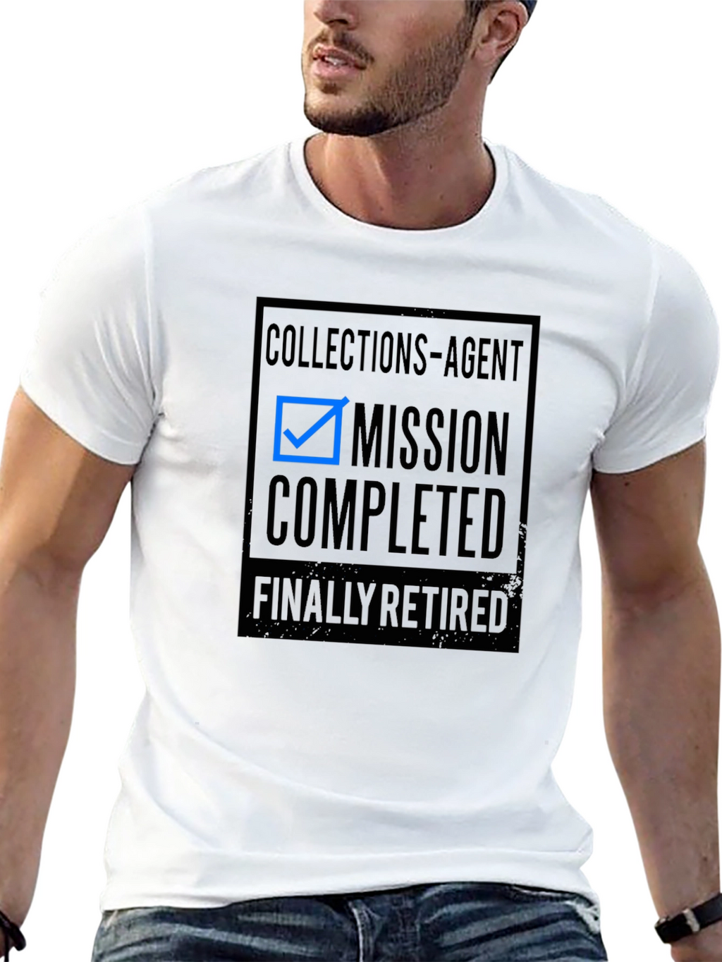 Collections Agent Mission Completed Retired T-Shirt