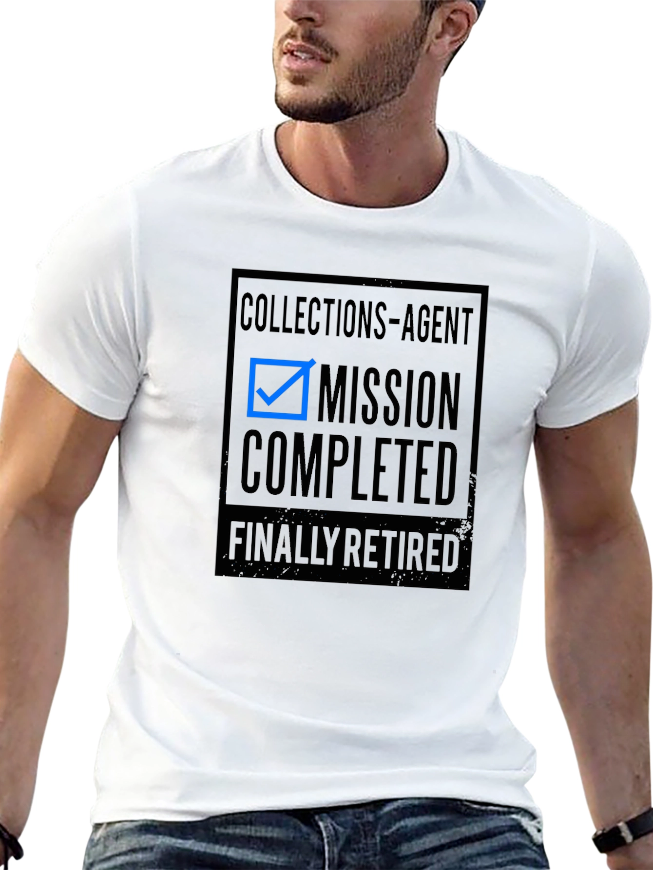 Collections Agent Mission Completed Retired T-Shirt