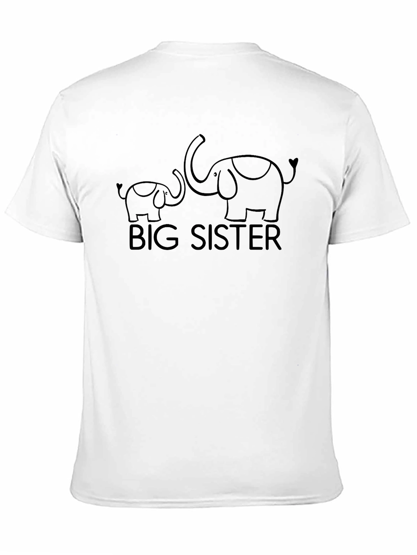 Big Sister Elephant Matching T-Shirt
