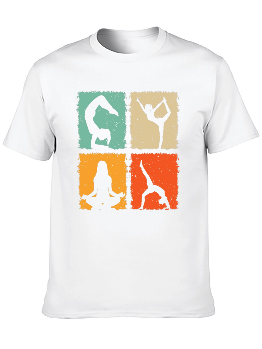 Yoga Poses Graphic Tee - Trendy & Comfortable