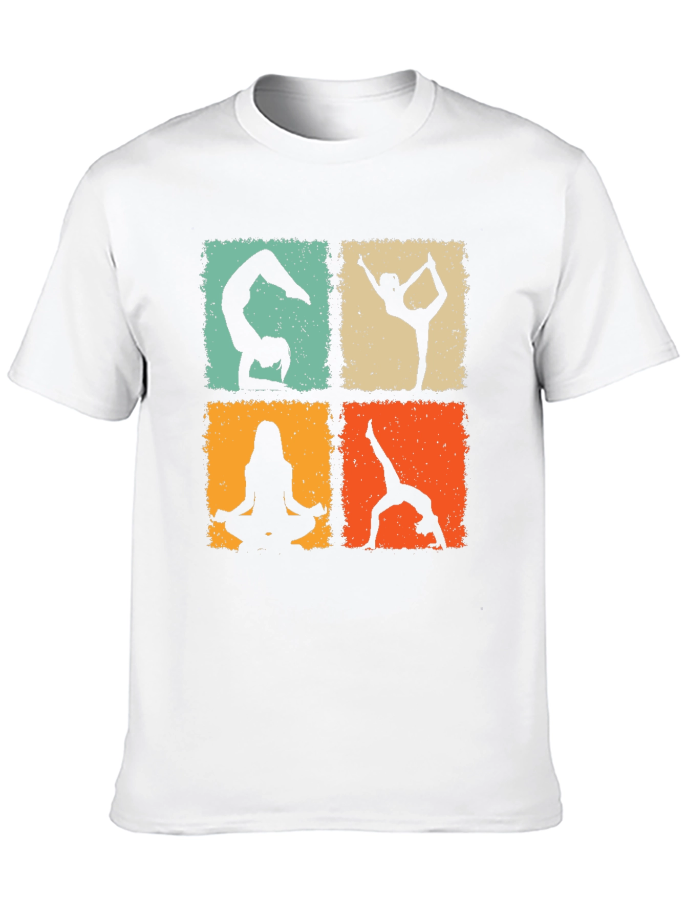 Yoga Poses Graphic Tee - Trendy & Comfortable