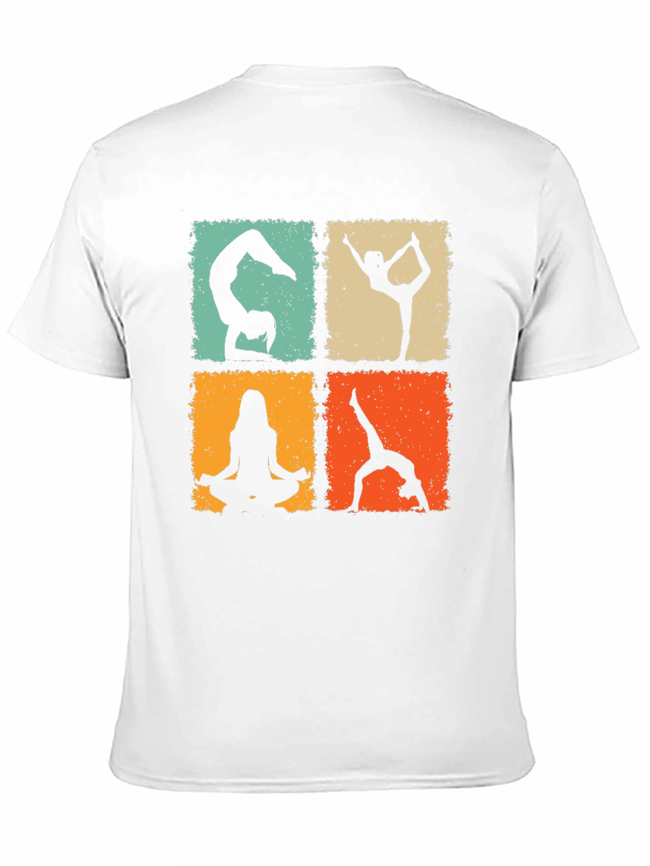 Yoga Poses Graphic Tee - Trendy & Comfortable