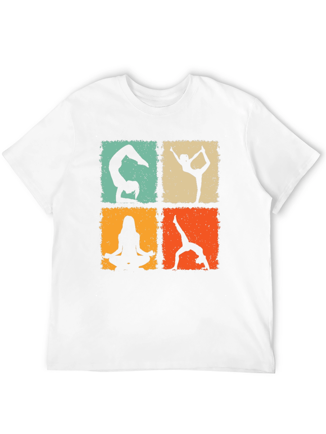 Yoga Poses Graphic Tee - Trendy & Comfortable