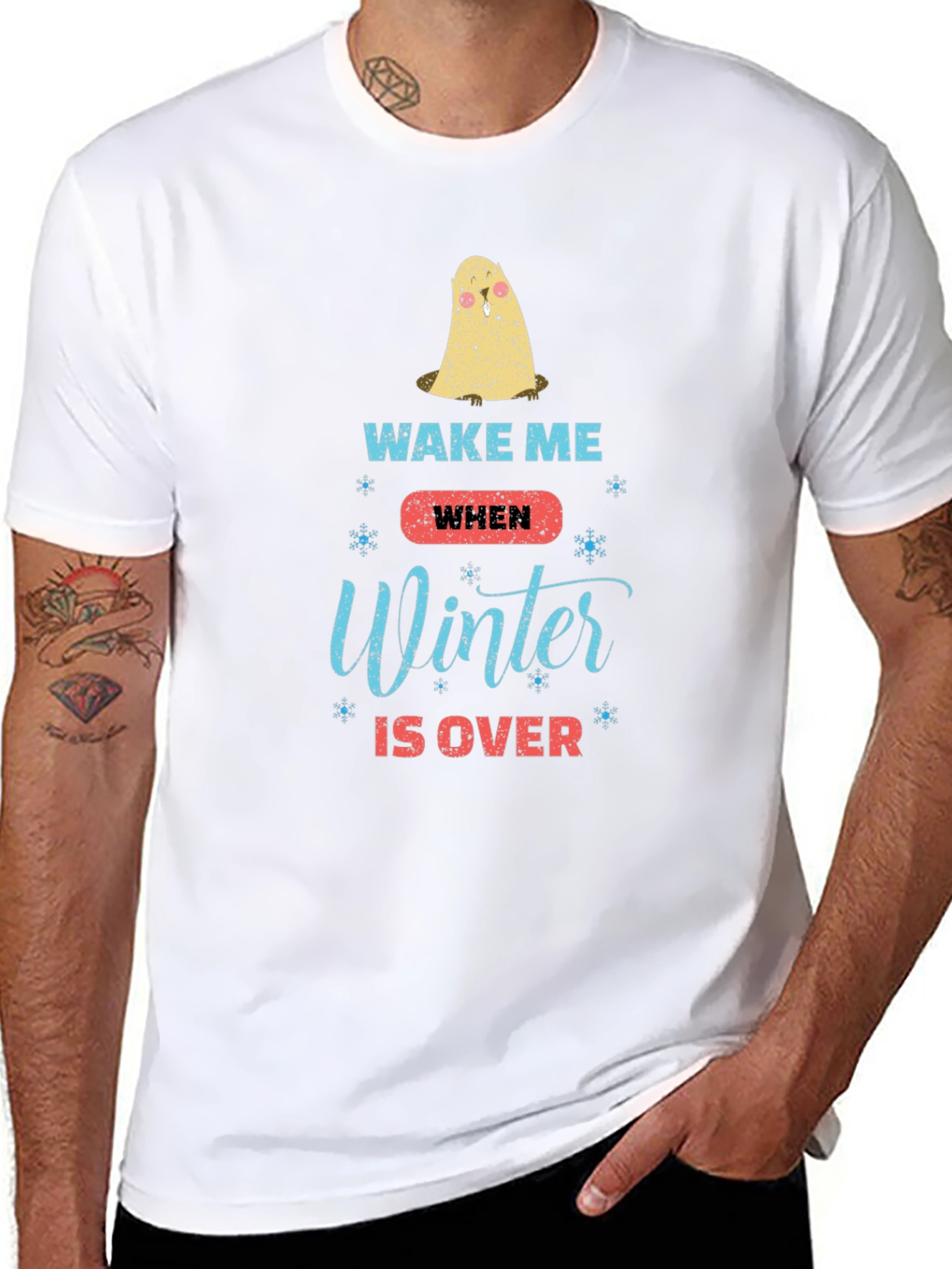 Wake Me When Winter Is Over Graphic T-Shirt