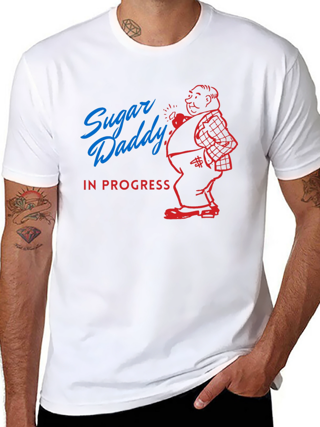 Sugar Daddy In Progress Graphic Tee