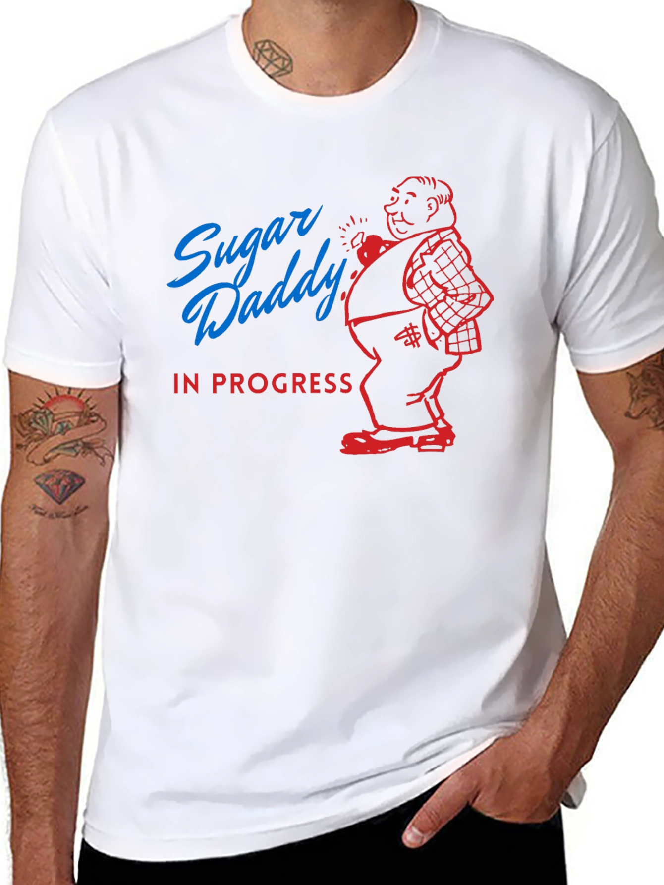 Sugar Daddy In Progress Graphic Tee