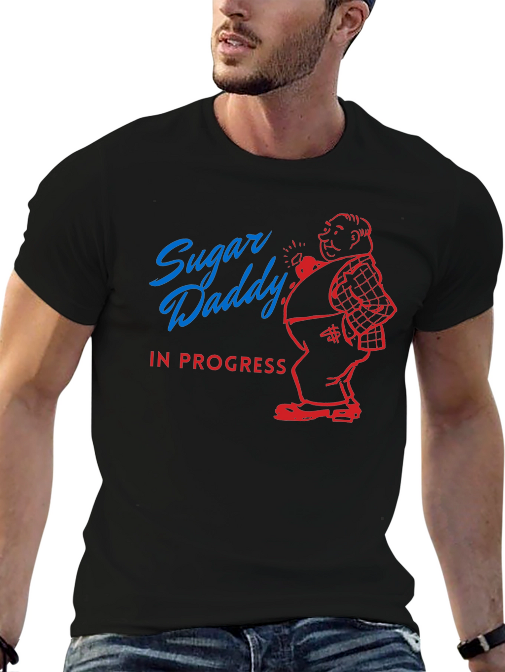 Sugar Daddy In Progress Graphic Tee