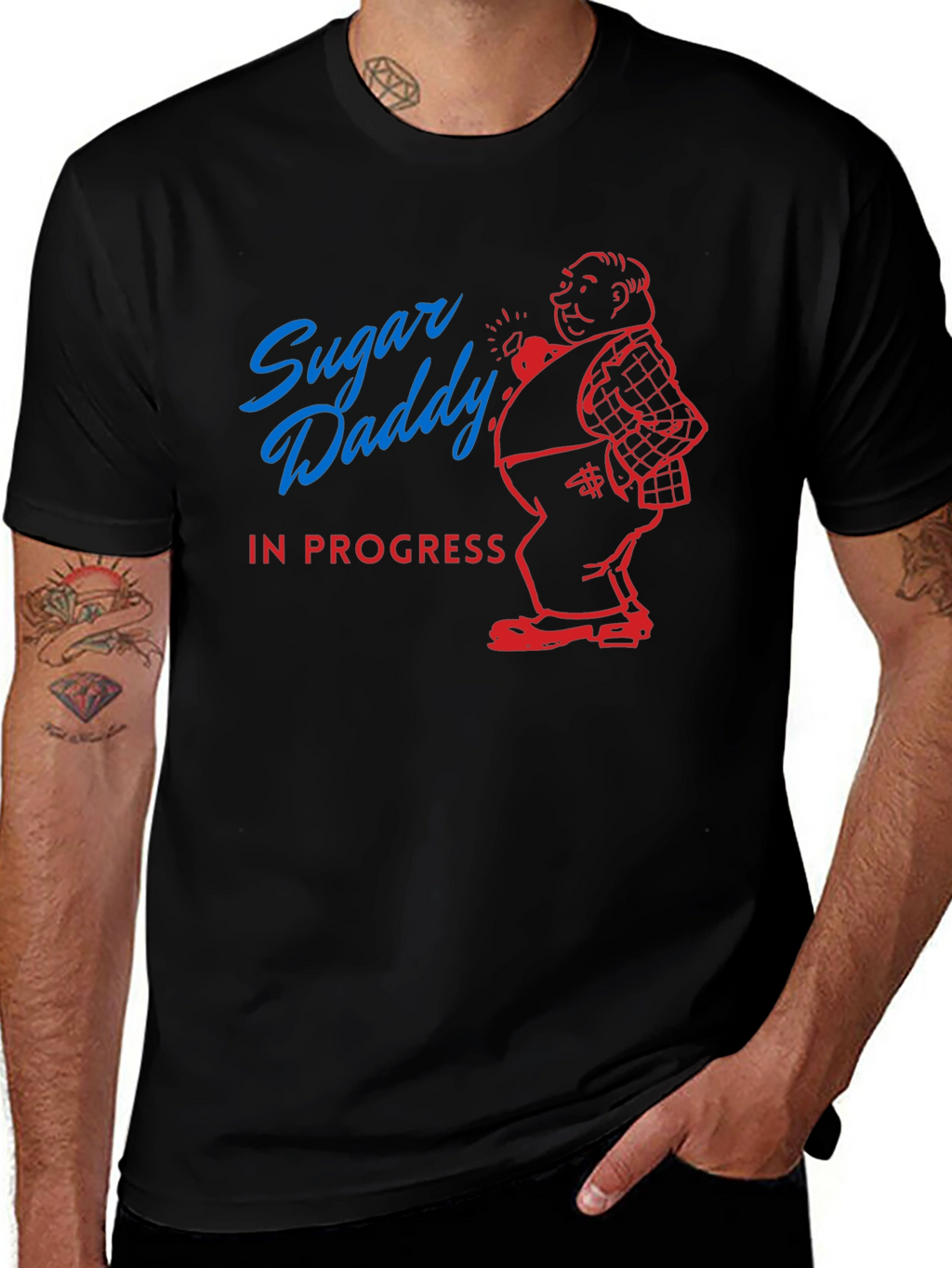 Sugar Daddy In Progress Graphic Tee