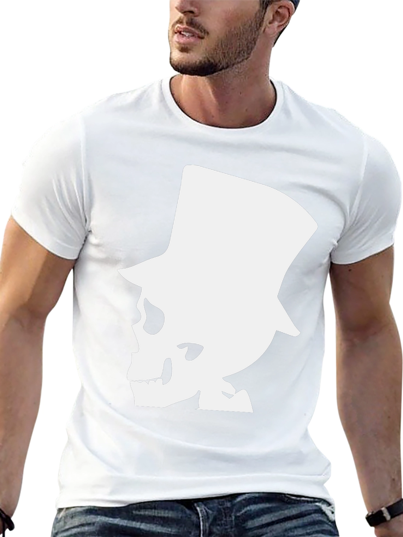 Skull Top Hat T-Shirt - Graphic Tee