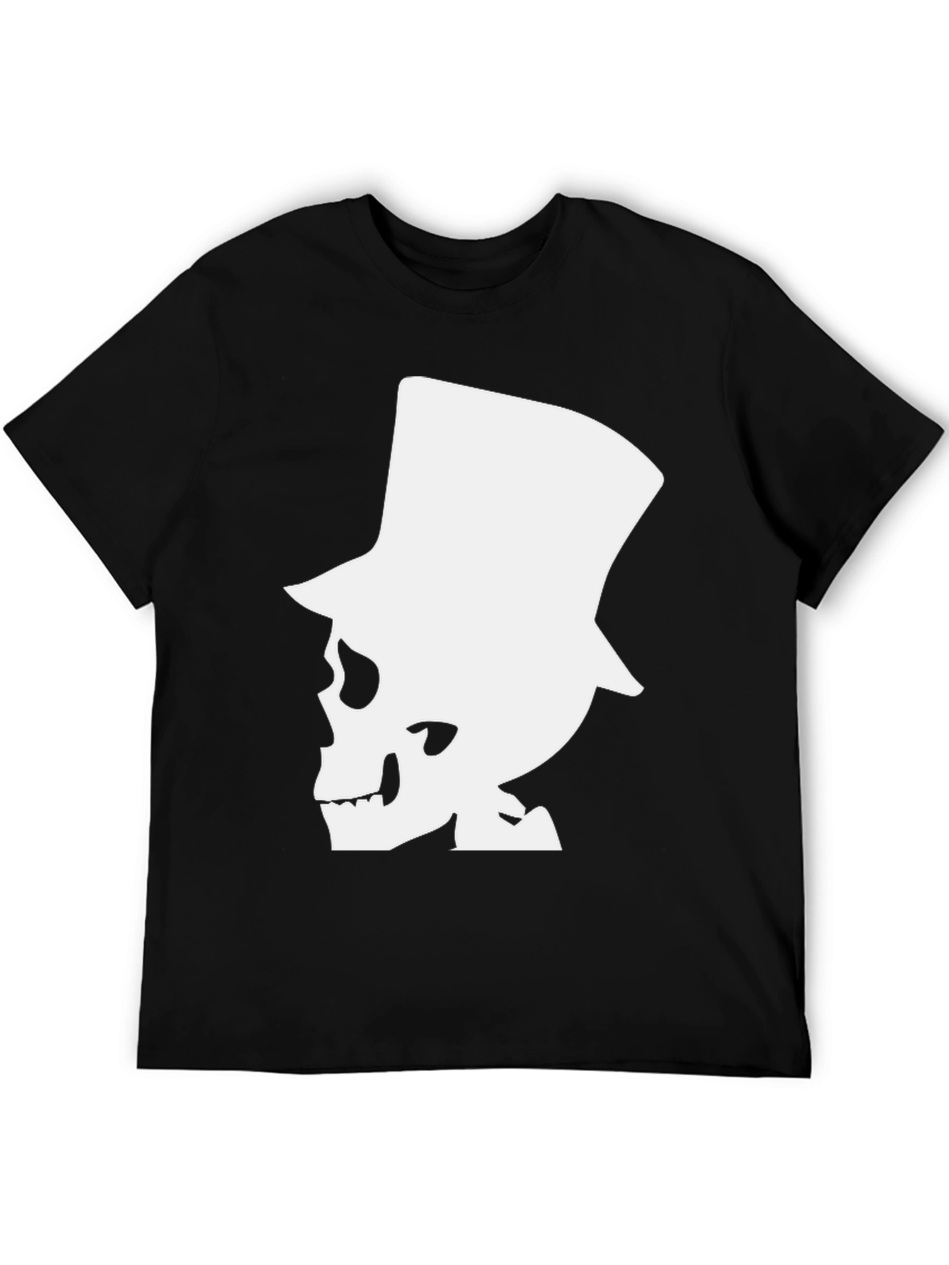 Skull Top Hat T-Shirt - Graphic Tee
