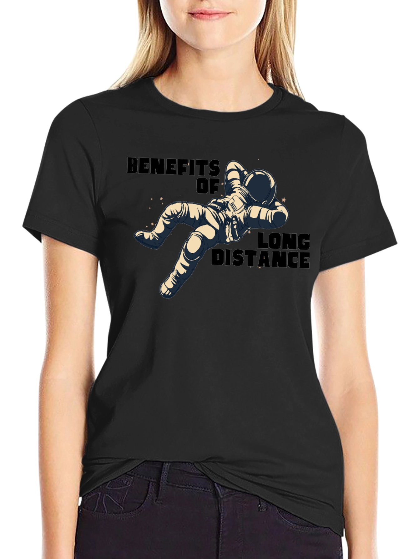 Benefits of Long Distance Astronaut T-Shirt