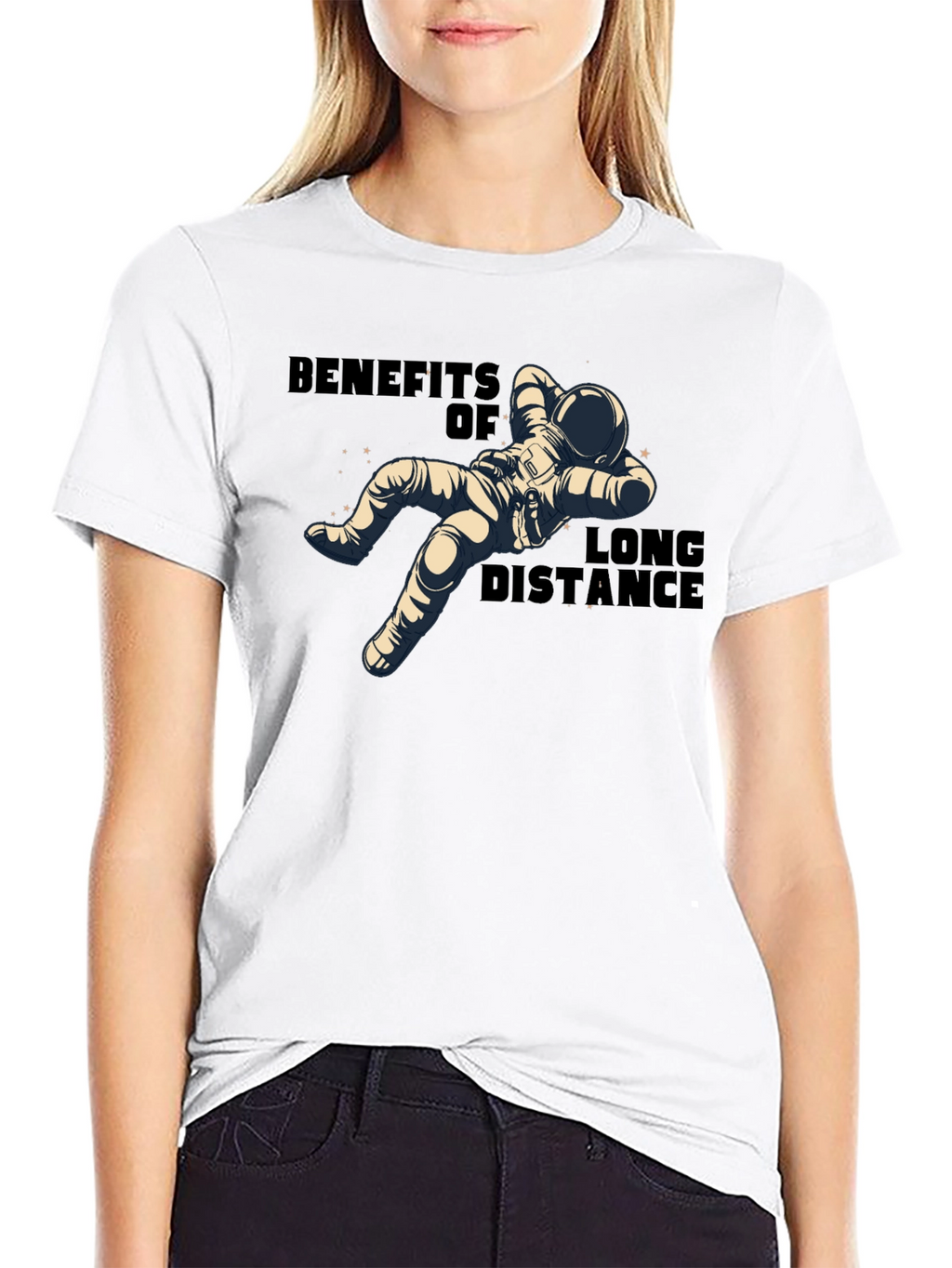 Benefits of Long Distance Astronaut T-Shirt
