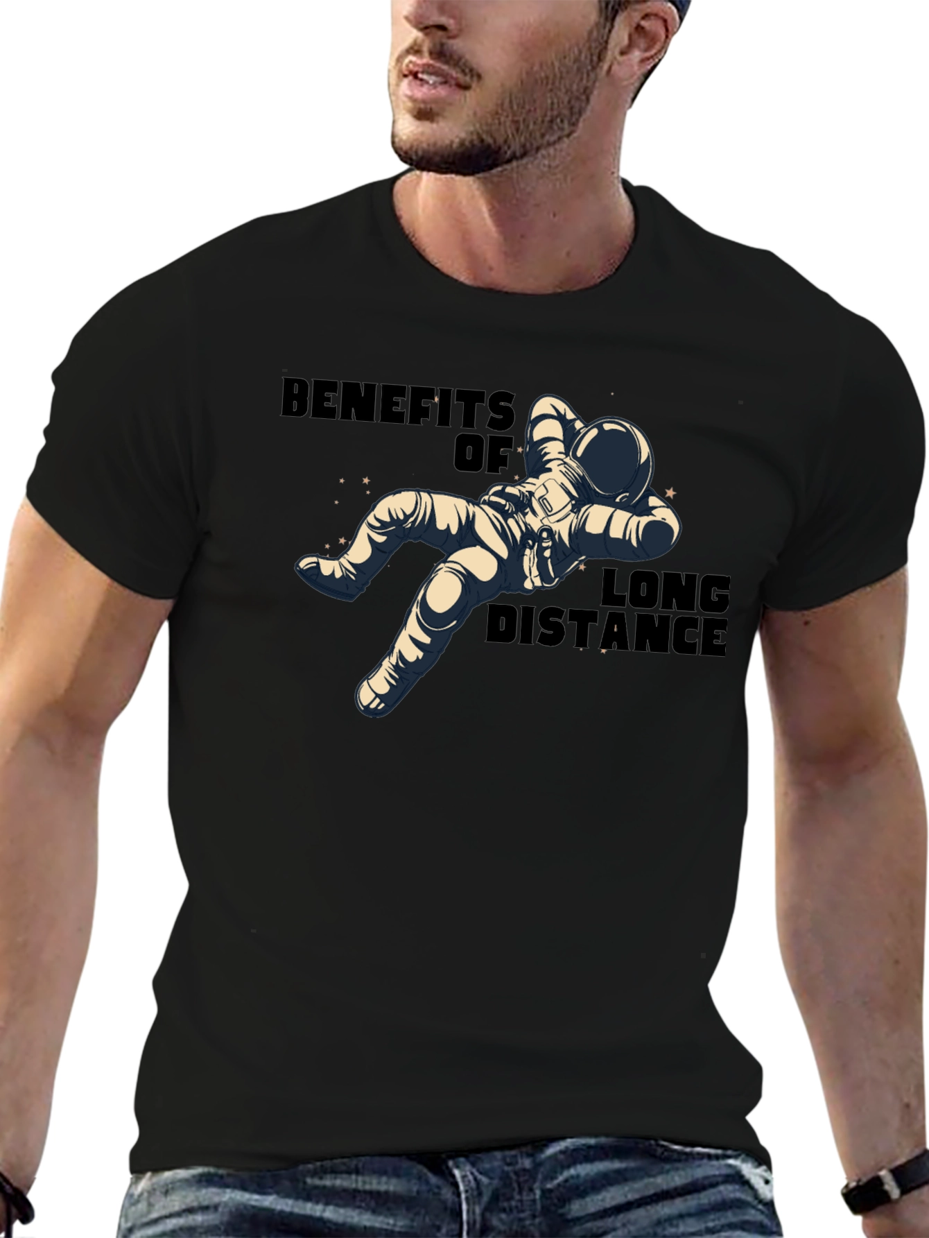 Benefits of Long Distance Astronaut T-Shirt