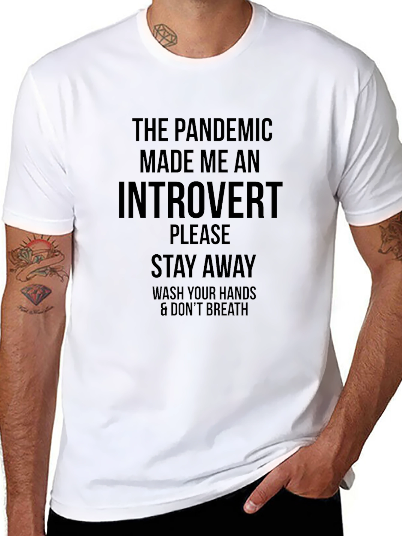 Introvert Pandemic T-Shirt - Stay Away