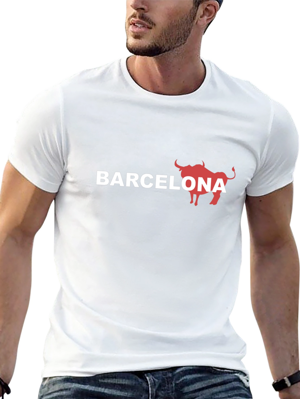 Barcelona Bull T-Shirt - Stylish Graphic Tee