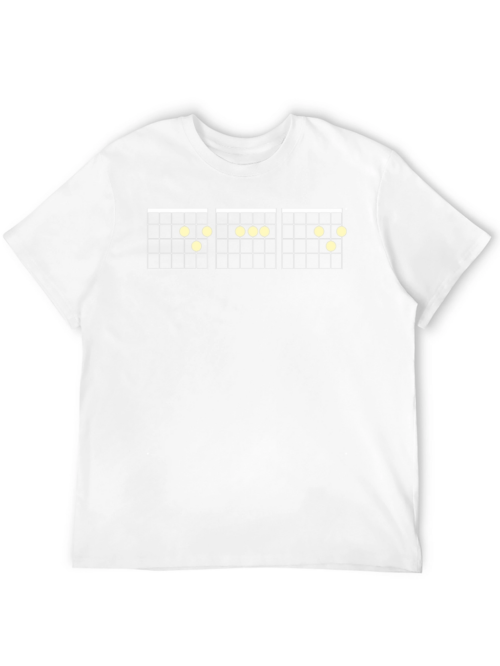 Guitar Chord Chart Black T-Shirt