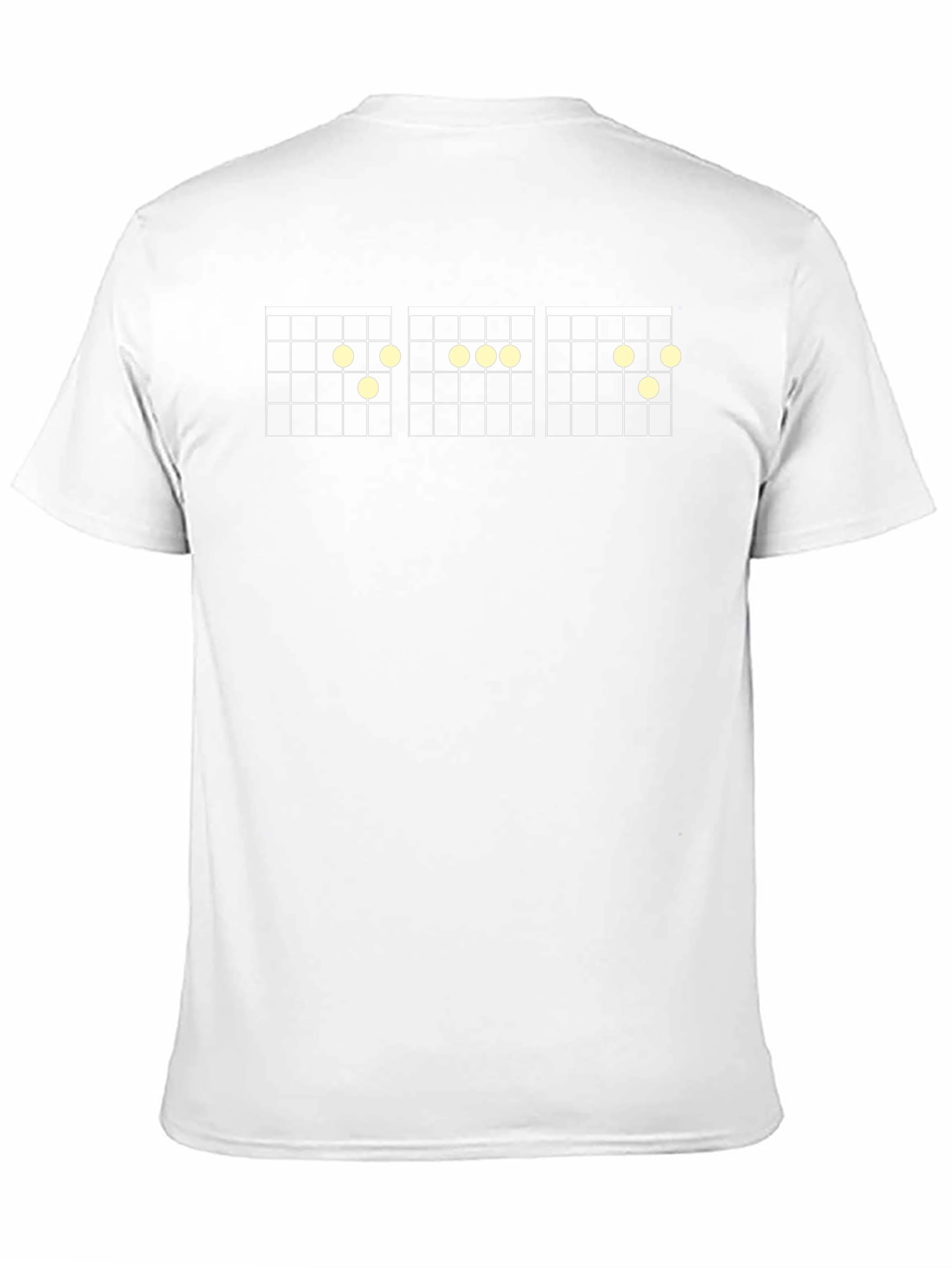 Guitar Chord Chart Black T-Shirt