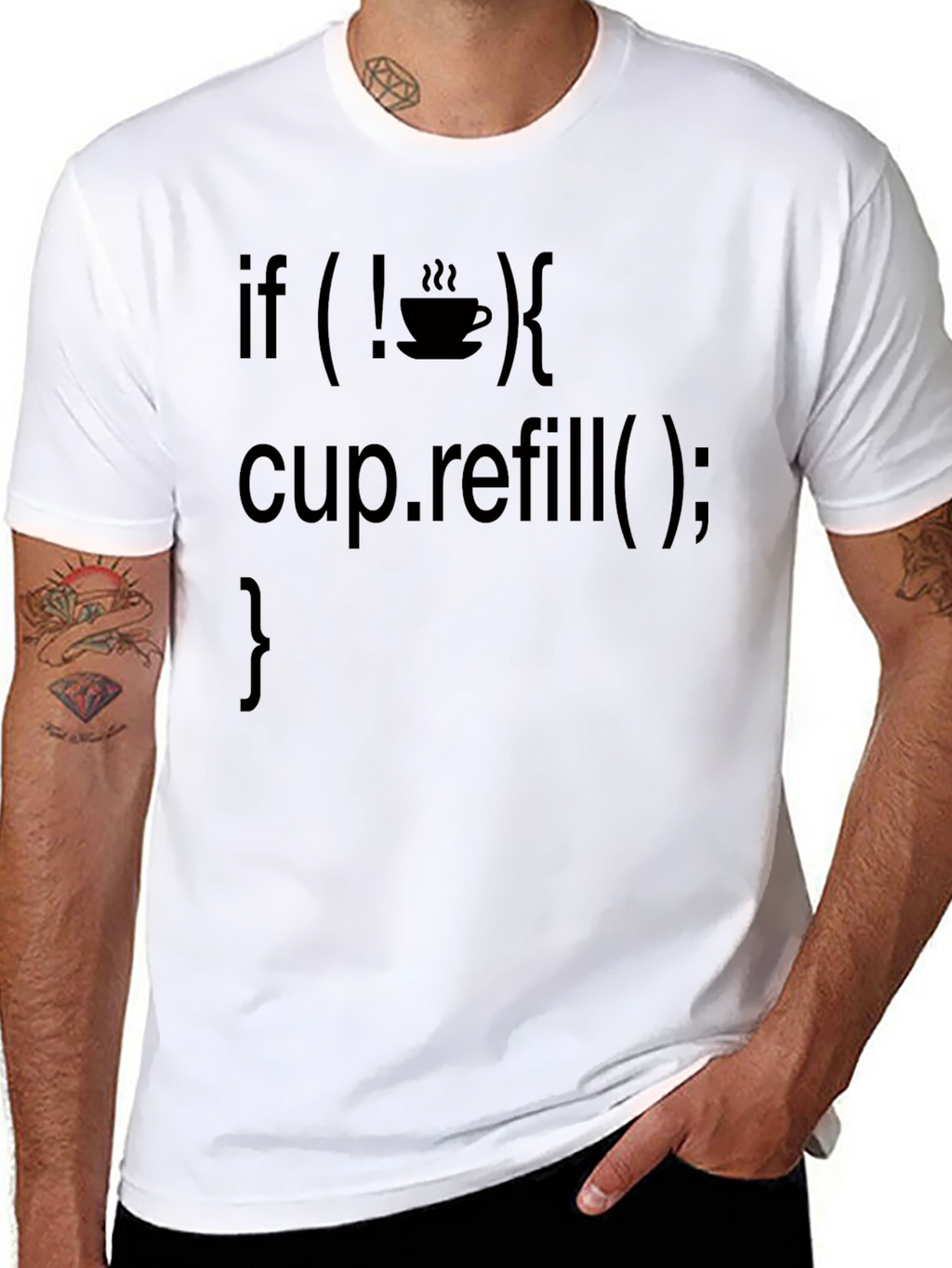Coffee Code T-Shirt - Programmer Humor Tee