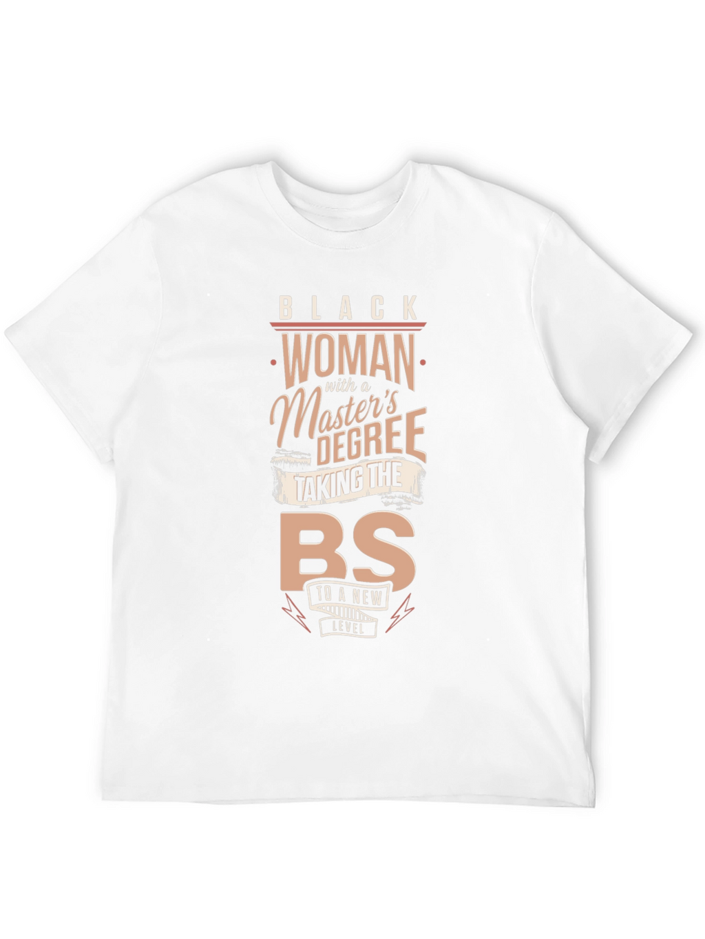 Black Woman with a Masters Degree T-Shirt