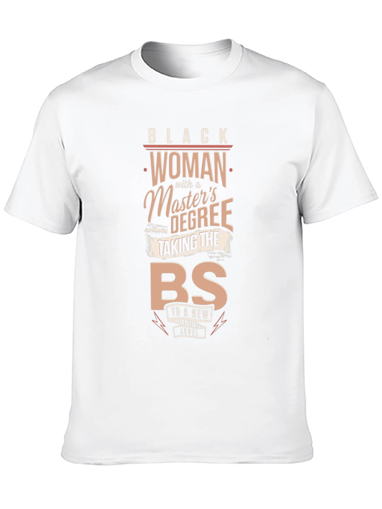Black Woman with a Masters Degree T-Shirt