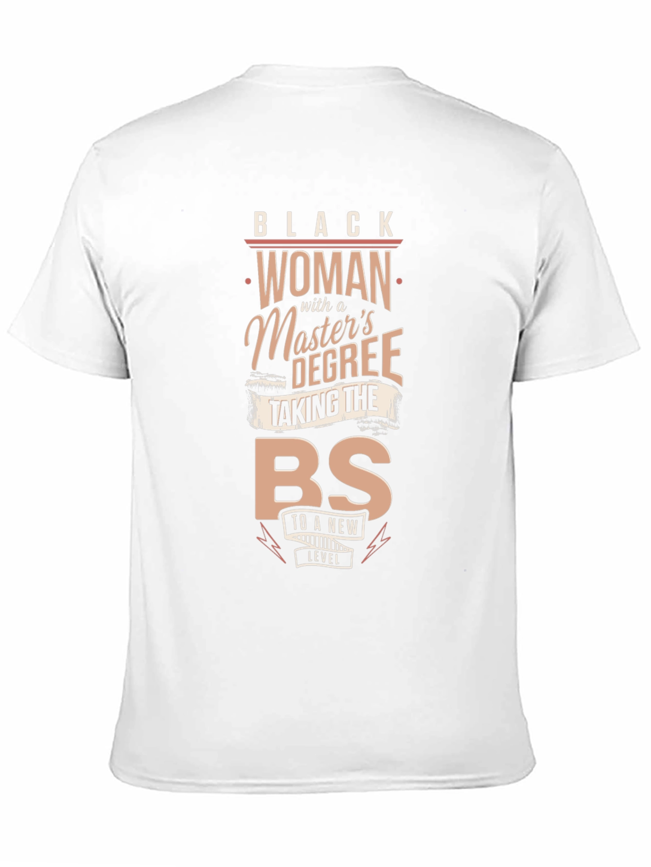 Black Woman with a Masters Degree T-Shirt