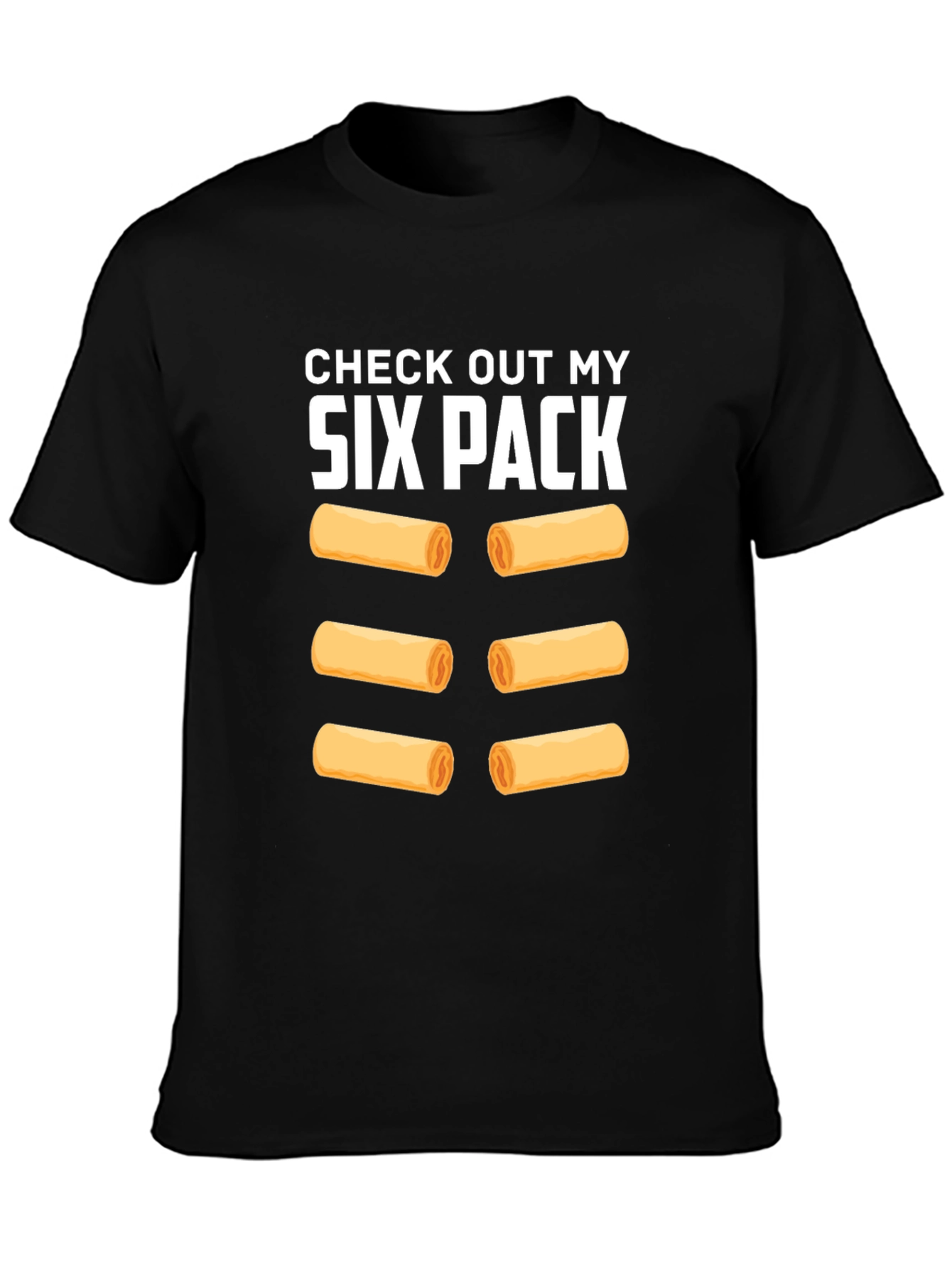 Funny Six Pack Spring Roll T-Shirt