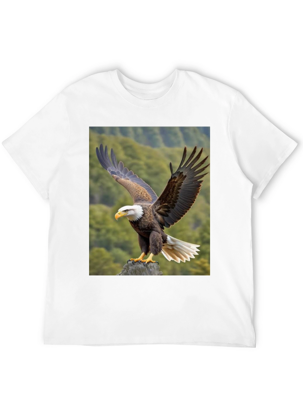 Eagle Graphic T-Shirt - Nature Print Tee