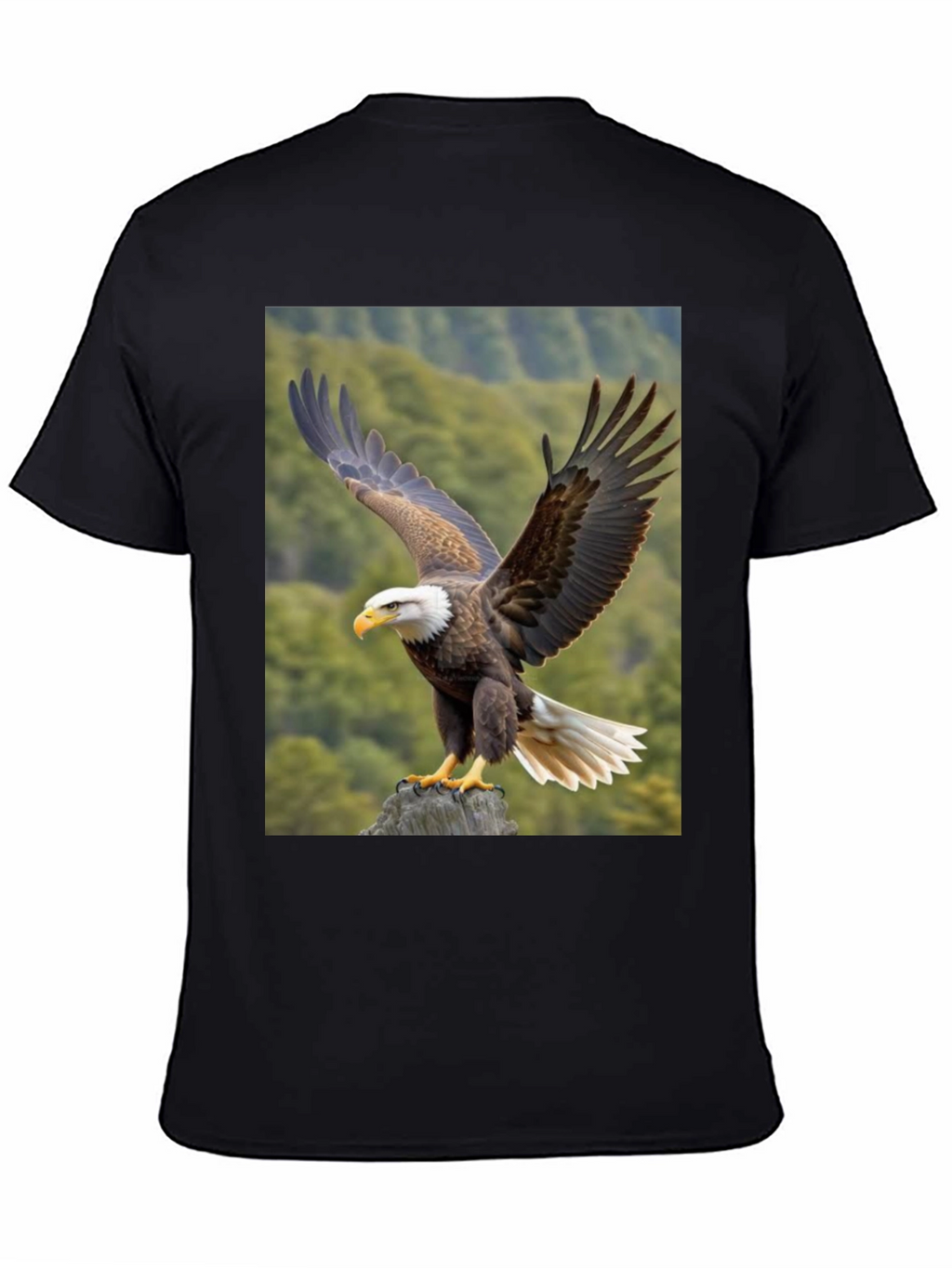 Eagle Graphic T-Shirt - Nature Print Tee