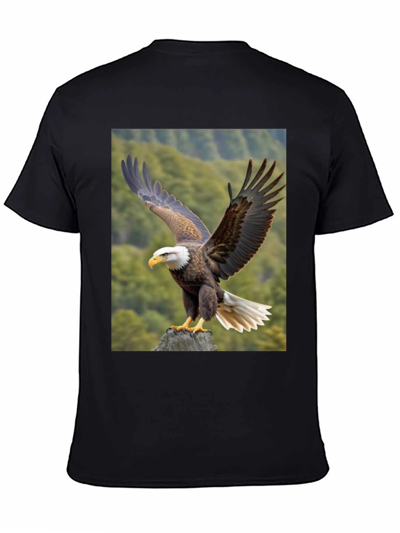 Eagle Graphic T-Shirt - Nature Print Tee