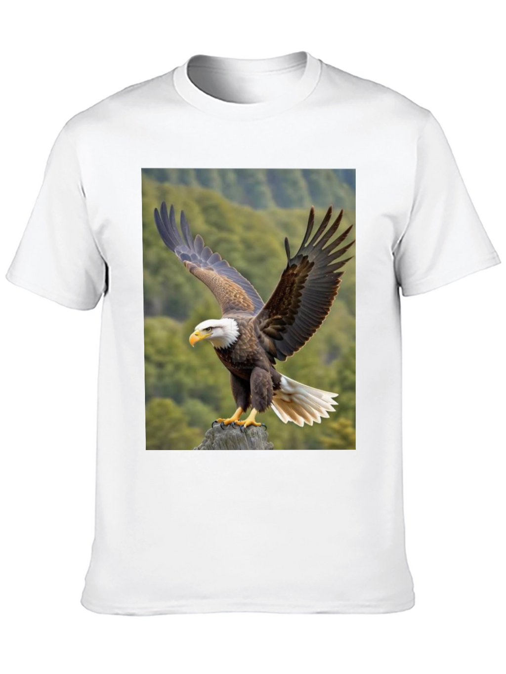 Eagle Graphic T-Shirt - Nature Print Tee