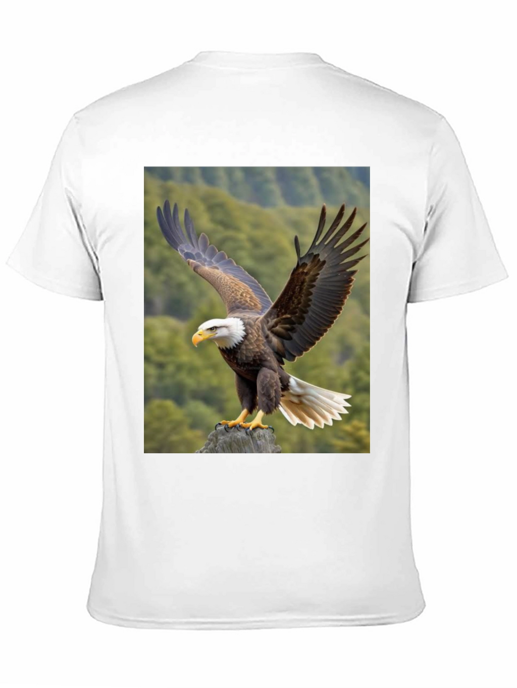 Eagle Graphic T-Shirt - Nature Print Tee