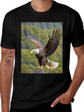Eagle Graphic T-Shirt - Nature Print Tee