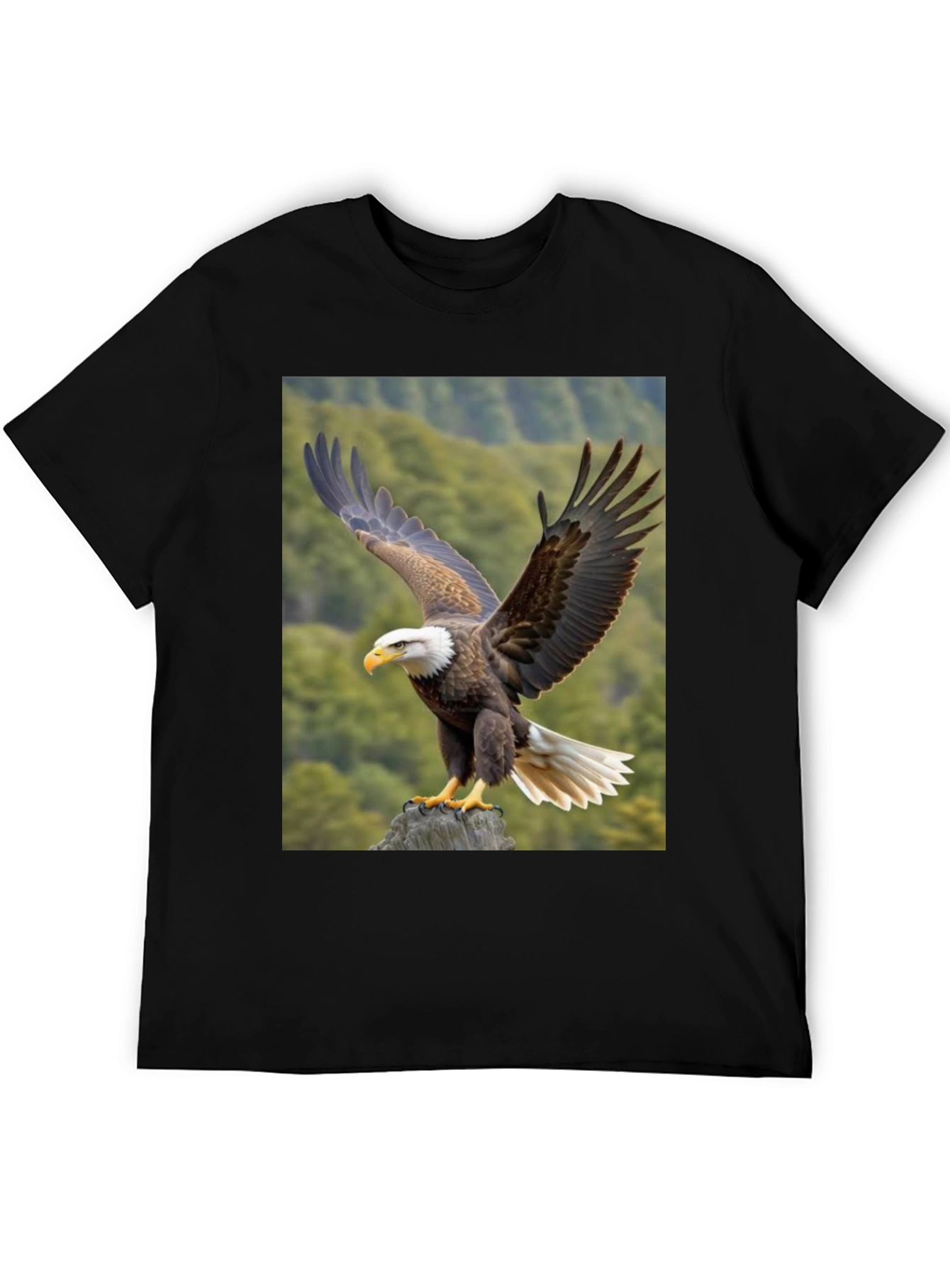 Eagle Graphic T-Shirt - Nature Print Tee
